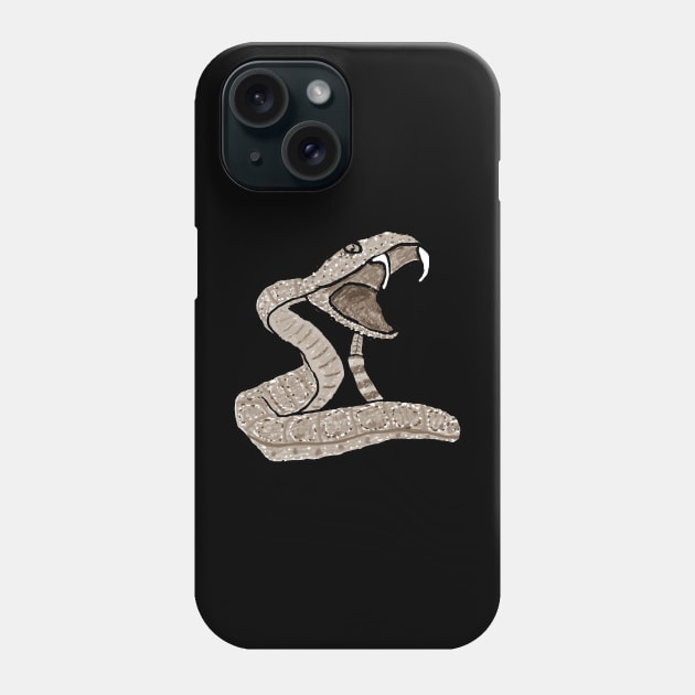 Rattlesnake Phone Case by Mark Ewbie