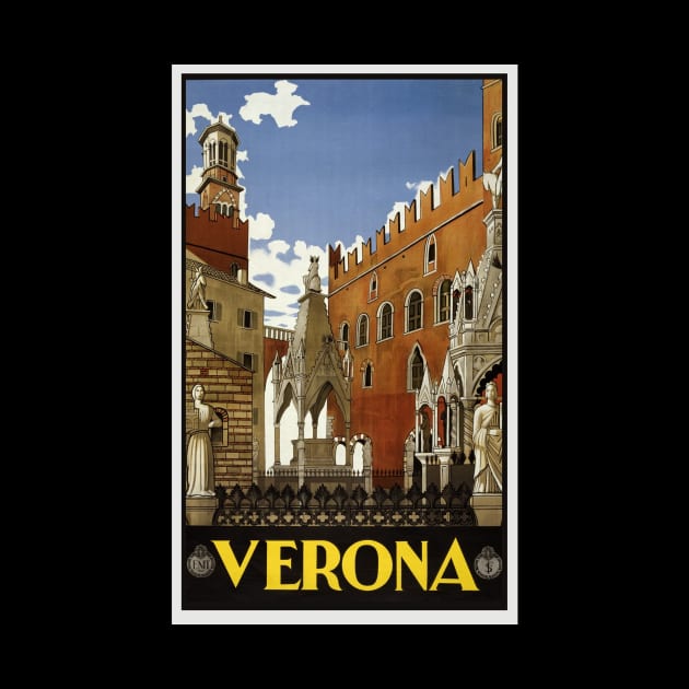 Verona vintage city graphic by PetLolly