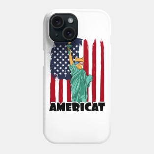 Funny Americat T-shirt Phone Case