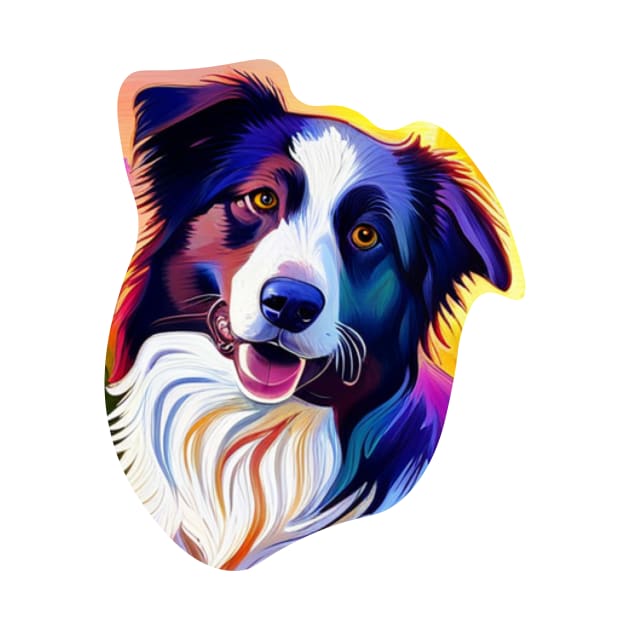 Happy Border Collie by DestructoKitty