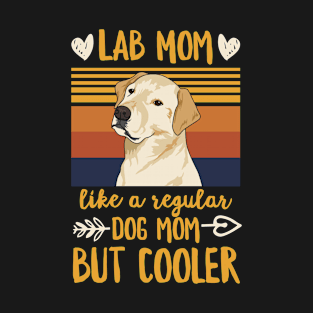 Dogs Design for a Yellow Lab Mom T-Shirt