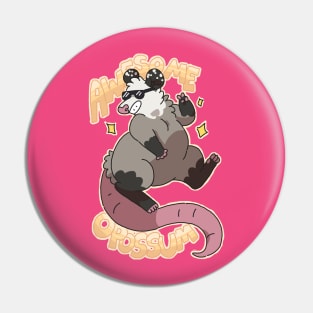 Awesome Opossum Pin