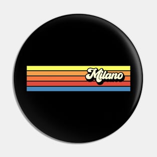 Milano Milan Italia Retro Vintage Design 70s 80s Pin