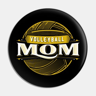 Volleyball Mom Pin