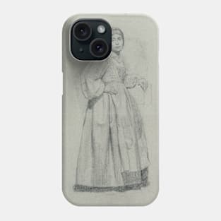 Italienne by Edgar Degas Phone Case