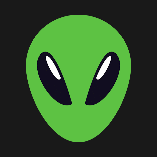 Little Green Alien by FunnyStylesShop