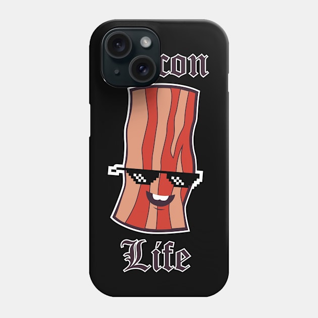 Bacon Life Phone Case by Shapetrix