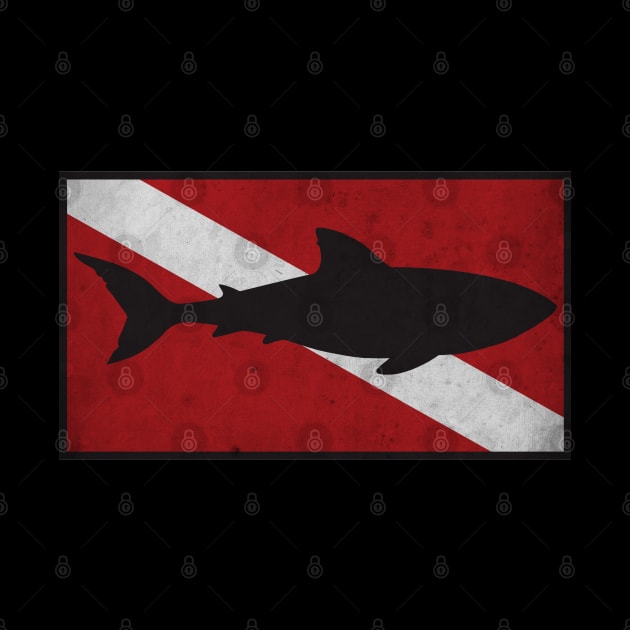 Dive Shark by CTShirts