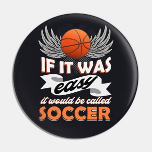 Basketball Slogan Basketball Player Gift Pin