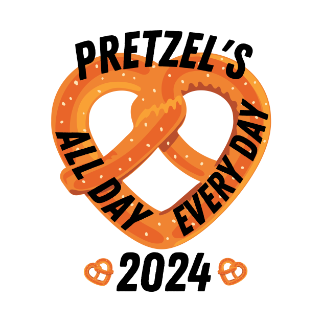 Happy National Pretzel Day 2024 Pretzel Gifts TShirt TeePublic