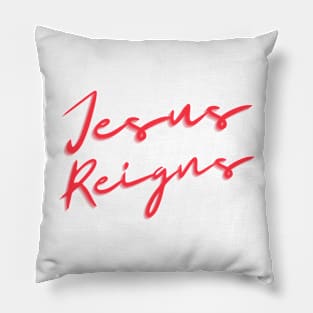 Jesus Reigns Pillow