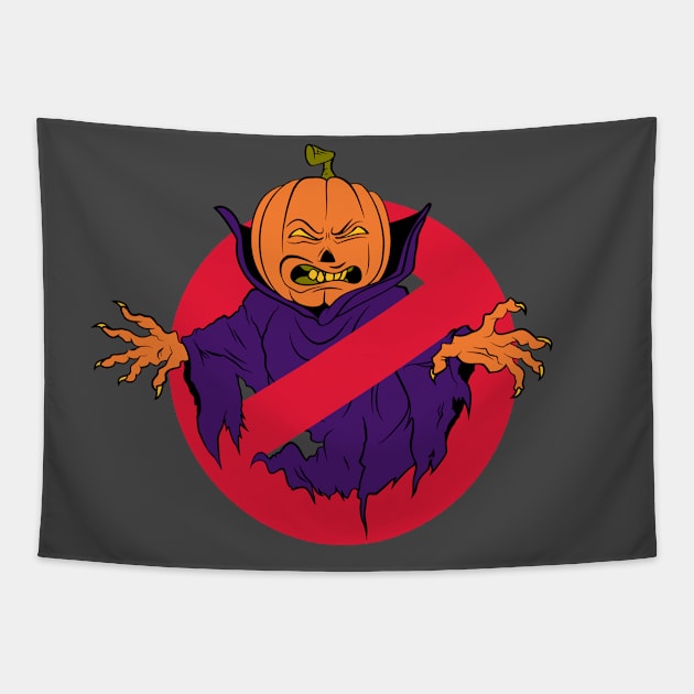 Halloweenbusters Tapestry by Circle City Ghostbusters