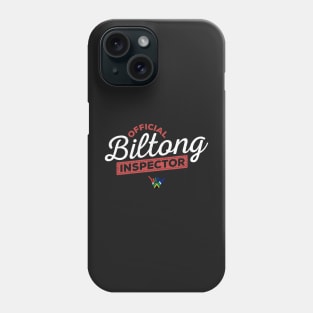 Official Biltong Inspector Funny | Dry Wors | South Africa Braai | Lekker Kos Phone Case