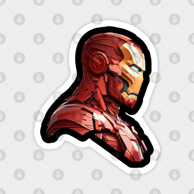 Iron man Magnet by AstrAI