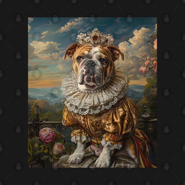 Bulldog - Medieval Princess by HUH? Designs