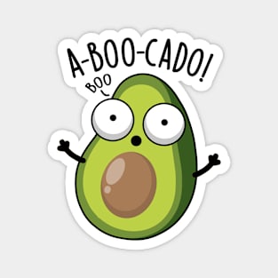 A-boo-cado Funny Avocado Puns Magnet