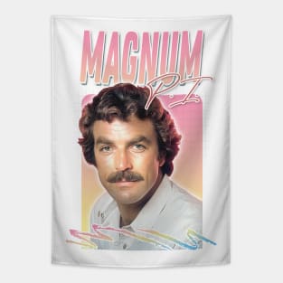 Magnum PI / Retro 80s Aesthetic Design Tapestry