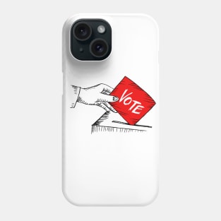 Vote Sketch Hand Drawn Phone Case