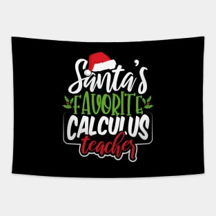 Santa's Favorite Calculus Teacher Tapestry