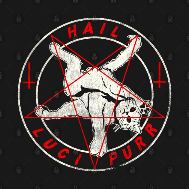 HAIL LUCIPURR (Blood Red)! by darklordpug