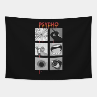 Square psycho Tapestry