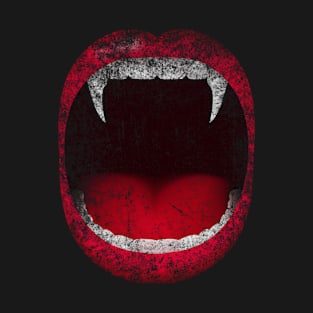 vampire scream mouth T-Shirt