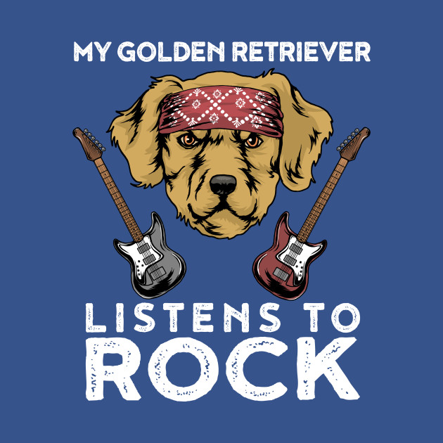 Disover Rock Golden Retriever Funny Rock Gift - Rock Golden Retriever - T-Shirt