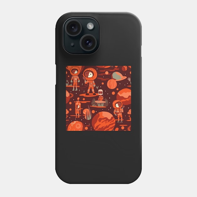 Mars Pattern Phone Case by tommytyrer