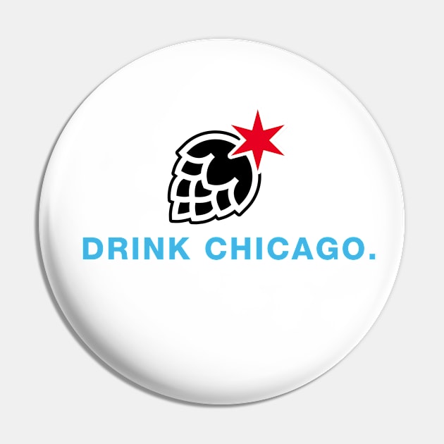 Chicago Beer and Hops Pin by GoobOnTheGo