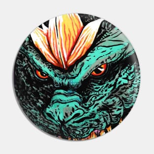 Space Godzilla Pin