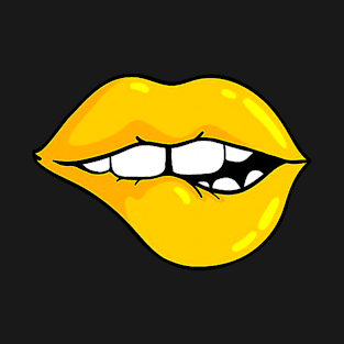 Kinky Yellow Lips T-Shirt