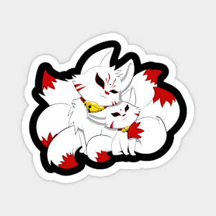 Kitsune Family Magnet