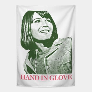 Hand In Glove  / 60s Retro Fan Art Tapestry