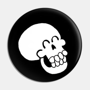 Kawaii Skull Pin