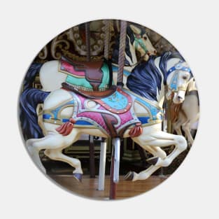 Vintage Carousel Horse galloping 2 Pin