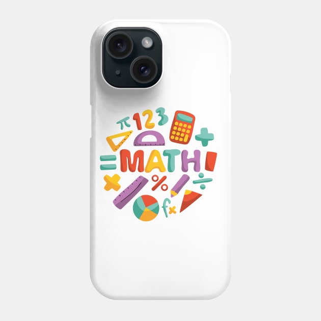 Math Phone Case by Mako Design 