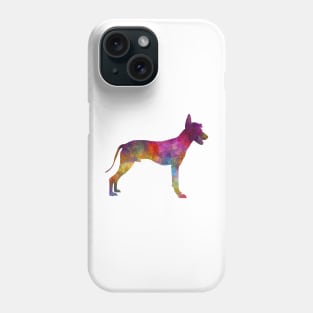 Peruvian Hairless Dog in watercolor Phone Case