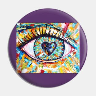 Picture of the eyes of love Pin