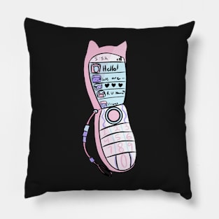 Kawaii fliphone Pillow