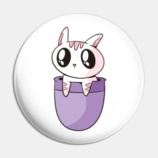 Cute Cat in Pocket Pin