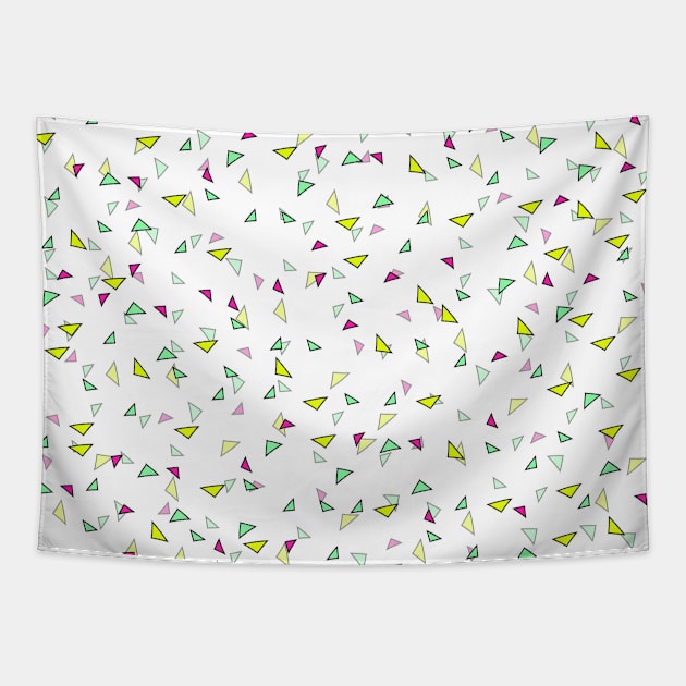 Colored Confetti Fashion Background Seamless Tapestry by MichelMM