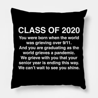 CLASS OF 2020 Pillow