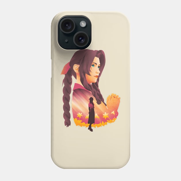 Aerith's flower Phone Case by rioaditama