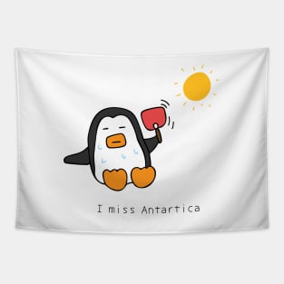 I miss Antartica Tapestry