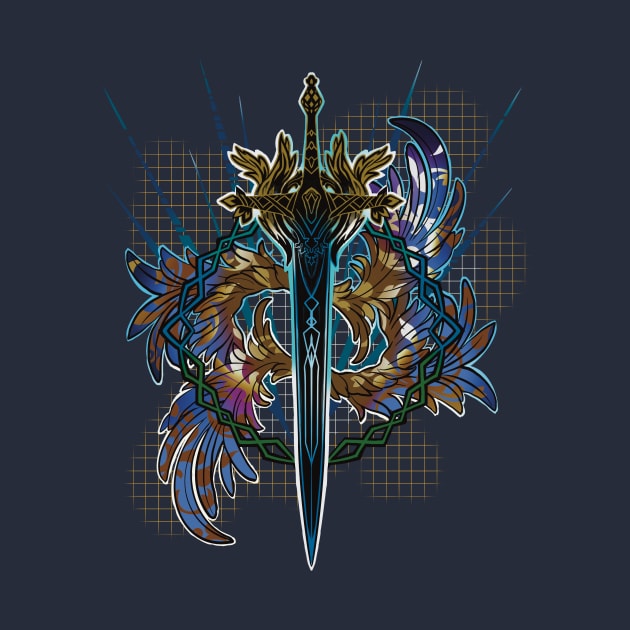 Ethereal Sword - Blue by JF Designs