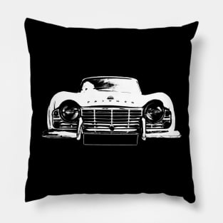 Triumph TR4 British classic car monoblock white Pillow