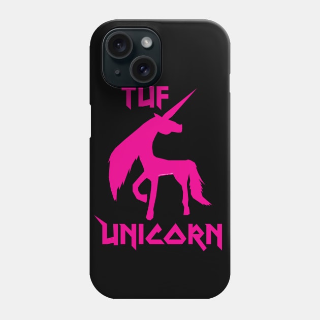 TUF Unicorn Pink Phone Case by MikeCottoArt