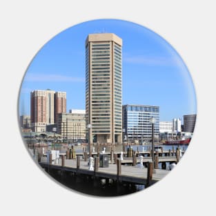 Baltimore's Inner Harbor and World Trade Center Pin