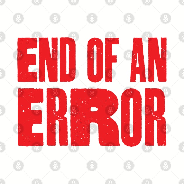 End of an Error Divorce Humour by McNutt