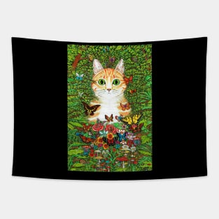 Hidden cat / Le chat caché Tapestry